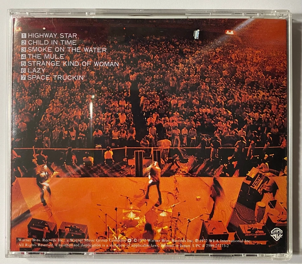 DEEP PURPLE Live in Japan Richie Blackmore Ian Gillan 1999 JAPANESE GOLD CD - Image 2 of 3