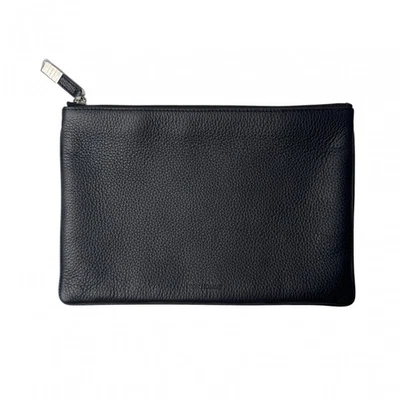Pochette Dior Homme, cuir, noir, pour homme. - Photo 1/4