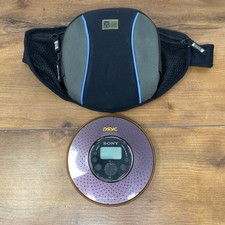 Sony D-NE320 Walkman Atrac3plus Portable CD Player Purple Orange Case Logic Case
