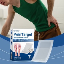 New Microneedle Patch Vein Target 2026 Natural Ingredients Leg Care Patch