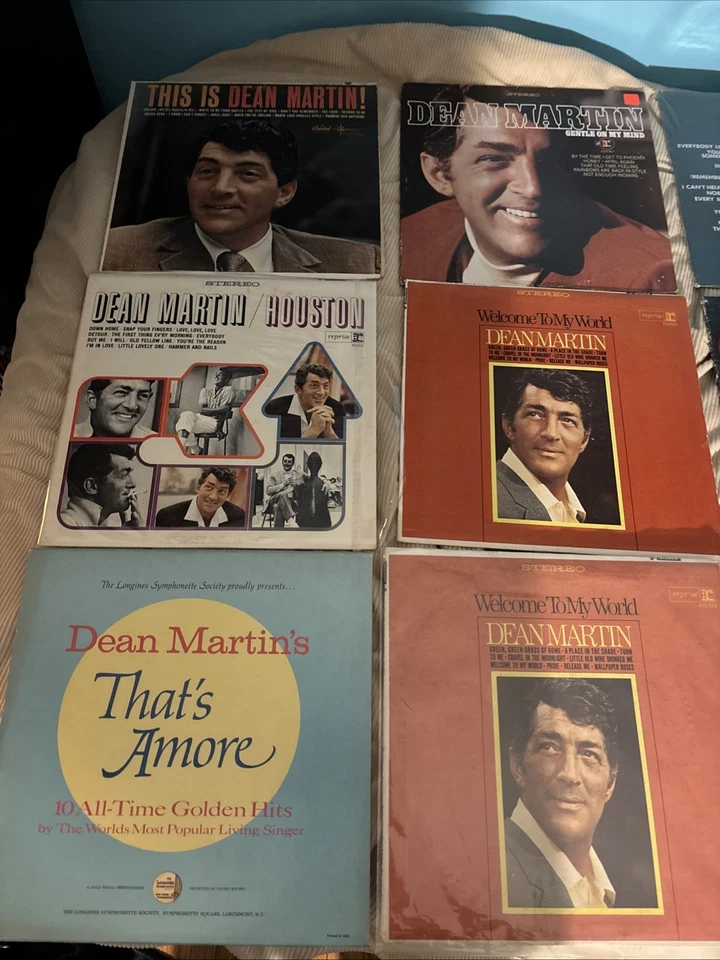 Dean Martin and Frank Sinatra LP Record Collection Lot Of 23 Foto 2 de 4