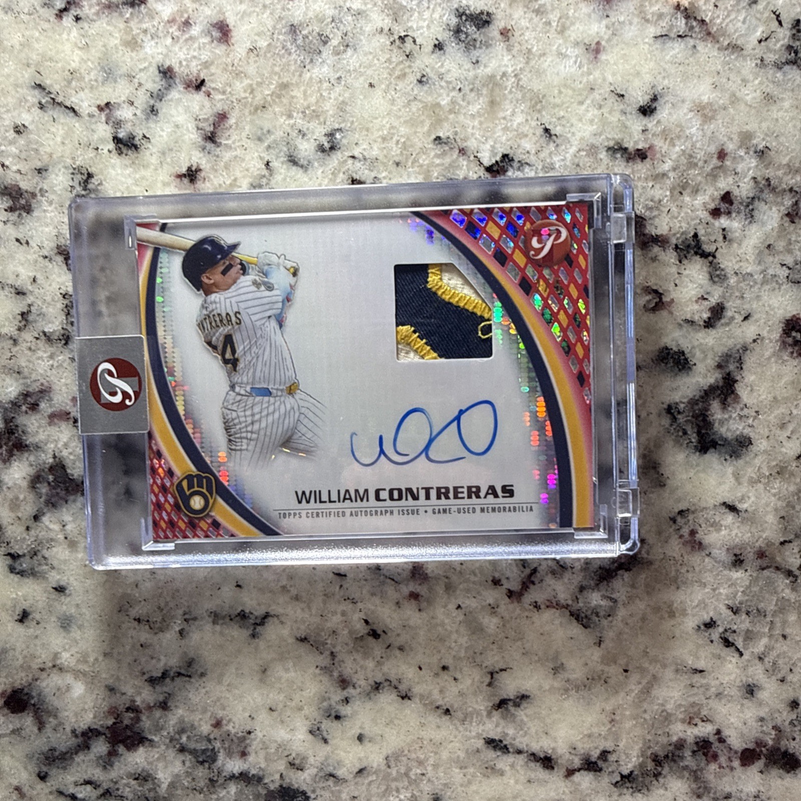 2026 Topps Pristine William Contreras Pristine Pieces Auto Relic /5! Sick Patch! view 12