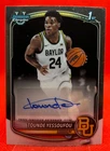 TOUNDE YESSOUFOU 2025-26 BOWMANS CHROME U BASKETBALL AUTO 1ST