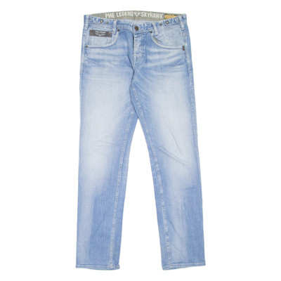 Pme Legend Skyhawk Herren Jeans Blau Slim Straight Stone Wash W34 L34