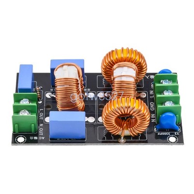 AC110-250V 4/10/20A 3-stage EMI AC Filter Board Audio Power Amplifier Module New