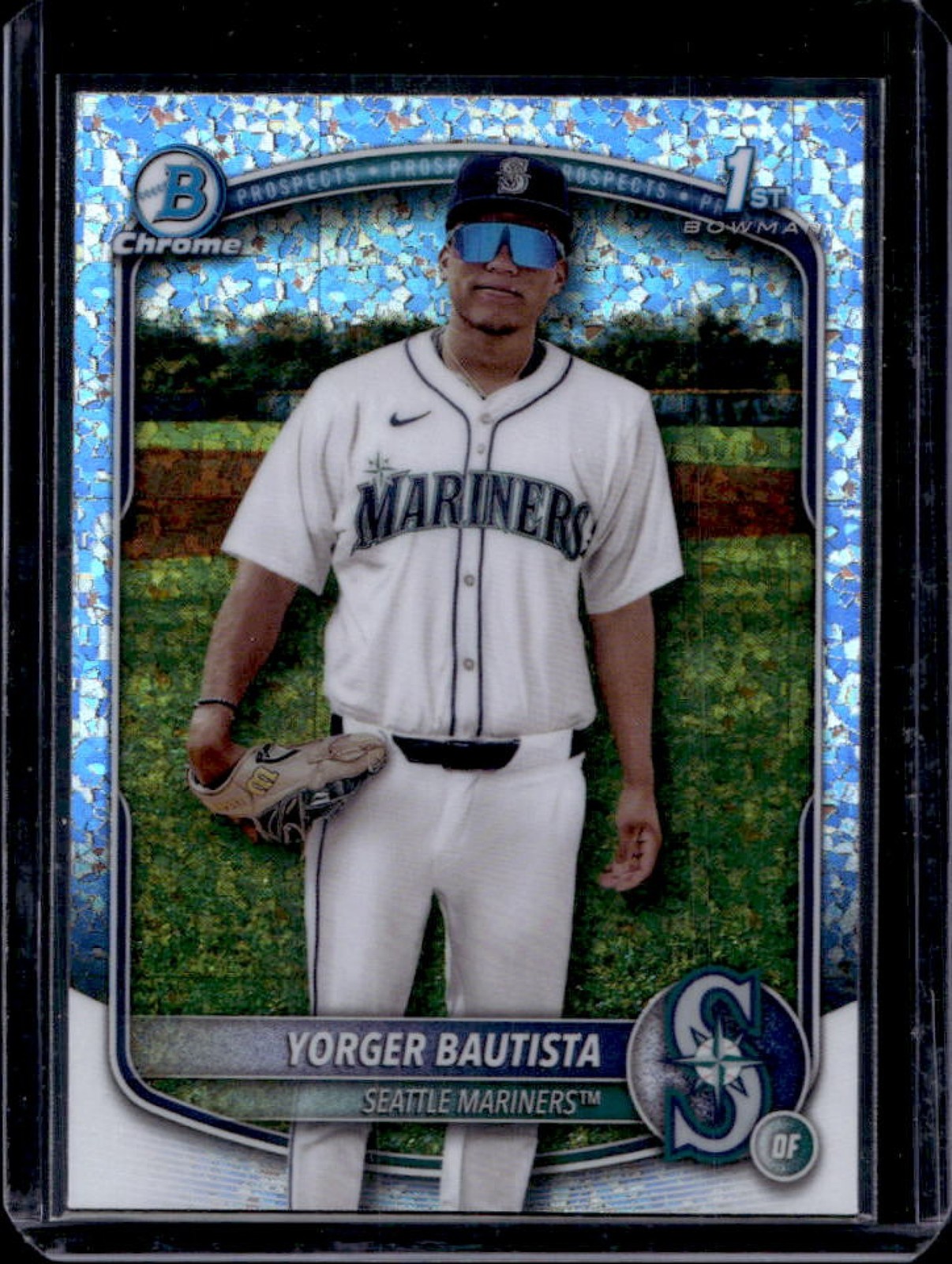 2025 Bowman Chrome Yorger Bautista Mini Diamonds Refractor 1st #BCP-194