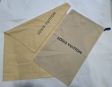 Zestaw 2 worków na kurz LOUIS VUITTON 13 X 18 składanych kopert i 12 X 19 sznurków