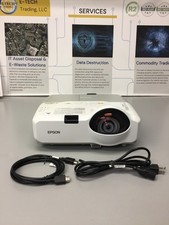 PowerLite 420 3LCD Projector MODEL H447A 1.806 LAMP HOURS LEFT .  READ  