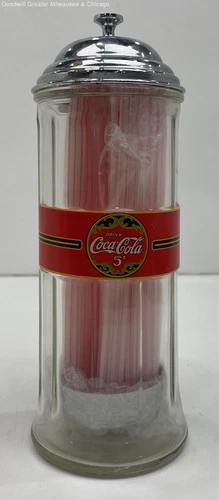 VNTG Coca-Cola Straw Jar