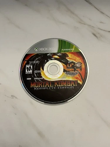 Mortal Kombat Komplete Edition Xbox 360 Good Condition Game Only No Case/ Insert