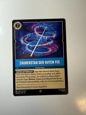 168/204  Disney Lorcana Zauberstab der Guten Fee - Deutsch Non Foil NM (DE 10)