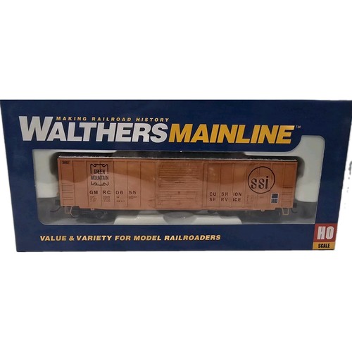 Walthers HO 50' ACF Exterior Post Boxcar Green Mountain Corp. #0655 - 910-2144 | Condition: New