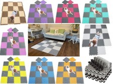 24 x Large Soft Eva Foam Mat Interlocking Floor Jigsaw Tiles Garden Play Mats UK