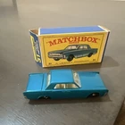 Matchbox Series Lesney No31c Lincoln Blue Diecast Car with Original Box