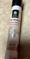 Rand McNally Classic World Wall Map 50  x 32  2015 New in Package USA