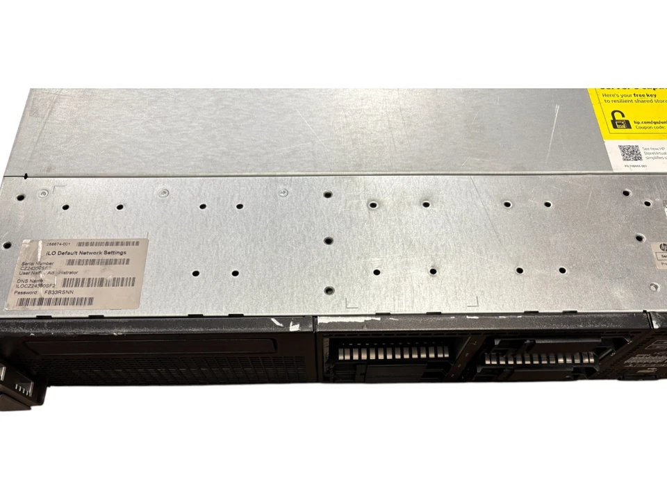 HP ProLiant DL380p G8 Rack Server - Intel Xeon E5-2630 x2 128GB RAM NO HDD - Image 3 of 4