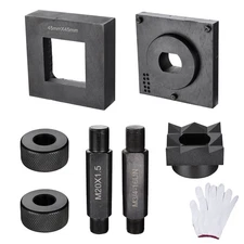 Yessources Hydraulic Knockout Punch Die 1 3/4" x 1 3/4" Square Hole Punch Mold