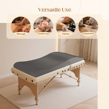 Curvy Lash Bed Topper, High Density Lash Bed Foam Topper, Ergonomic Massage Bed