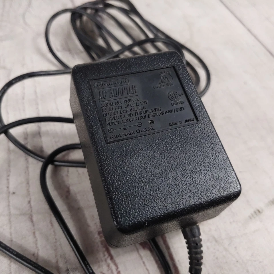 OEM Super Nintendo SNES AC Adapter (SNS-002) Power Supply - TESTED + WORKING - Image 4 of 4
