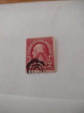 Very Rare George Washington Red Two 2 Cent Postage Stamp