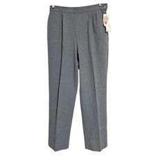 Pendleton Trousers Womens 14 Miss Gray Wool Pleated High Waist Vintage USA NWT