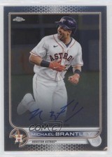 2022 Topps Chrome Veteran Michael Brantley #CVA-MB Auto 6ns