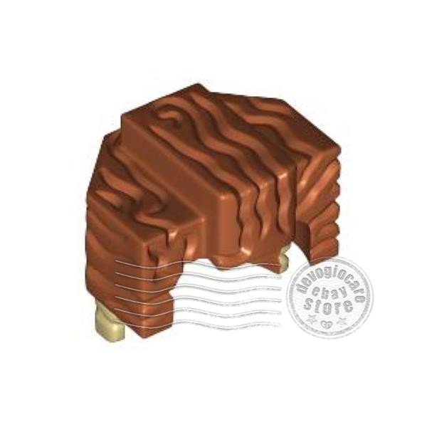 1x LEGO 15557pb01 Minifig Hair Dark Orange | 6256598 6062658 | eBay