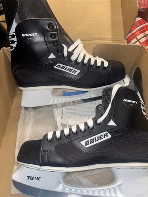 Bauer Impact 75 Skate Sr Womens 11 R Ice Skate #1015808