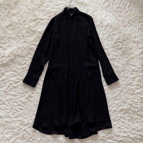 Y's Yohji Yamamoto Limited Edition Shirt Dress Black Size 1 Made in Japan