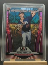 Doug Nikhazy/Noah Song 2020 Panini Donruss Baseball PINK FIREWORKS No. AP17