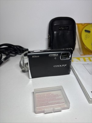 Nikon COOLPIX S50 7.2MP Digital Camera With Charger - Matte black 