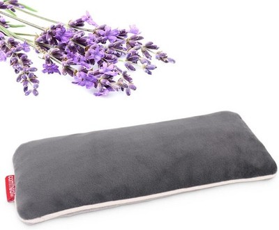 Lavender Scented Weighted Eye Pillow for Yoga & Relaxation, Microwavable