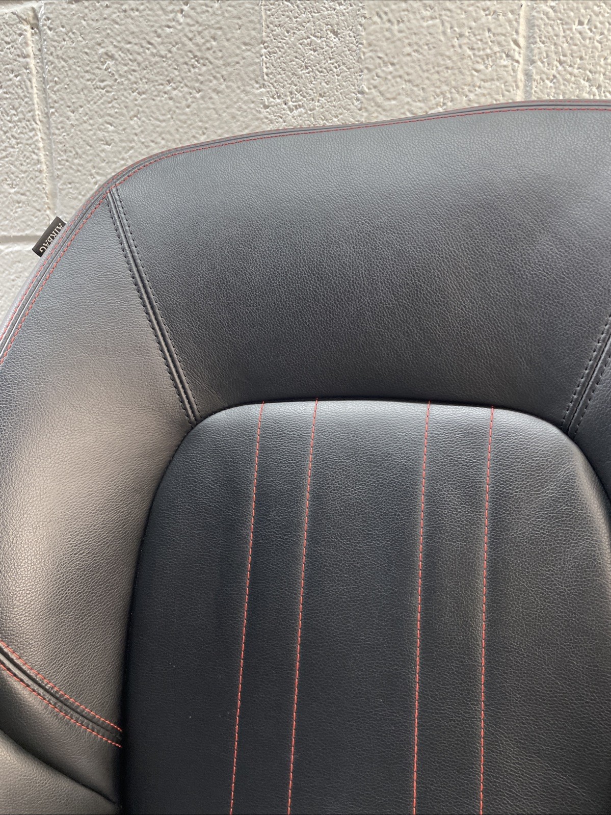 2014-2017 Maserati Ghibli Front Right Side Upper Seat Cushion Cover Black OEM