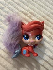 Disney Palace Pets Furry Tail Friends Ariel's Kitty Cat Peppy Treasure Red