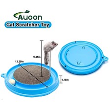 3-in-1 Interactive Cat Scratcher Toy - Blue