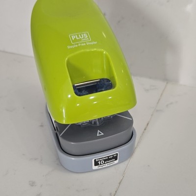 PLUS SL-112A Stapleless Standard Stapler, Staple-Free 10-Sheet Capacity