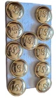 CSA Vintage Confederate Reproduction Uniform Buttons (11)