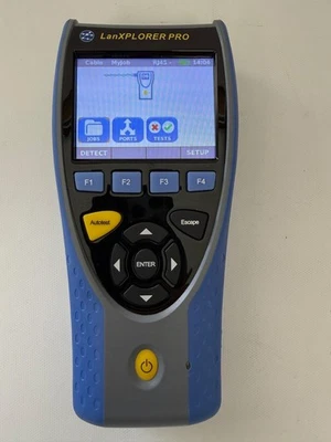 IDEAL NETWORKS LANXPLORER PRO ETHERNET NETWORK ANALYZER R15001 W/BAG - Image 1 of 4
