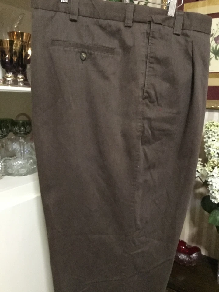 Pantalones cortos informales grandes para hombre guapos George Foreman marrón oscuro caqui 54x32 Foto 2 de 4