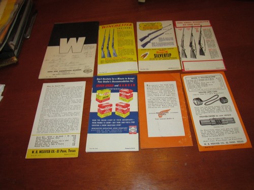 Lotto WESTERN, WINCHESTER, Shot Shells, brochure + RED WING WEAVER vintage anni '50 - Foto 3 di 9