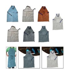 Welding Protective Apron Garage Apron Tool Pockets Welder Protective Clothes