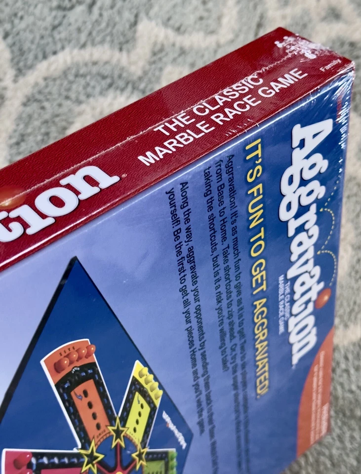 Nuevo Juego de Mesa Original Aggravation Marble Race Nuevo Precintado Foto 4 de 4