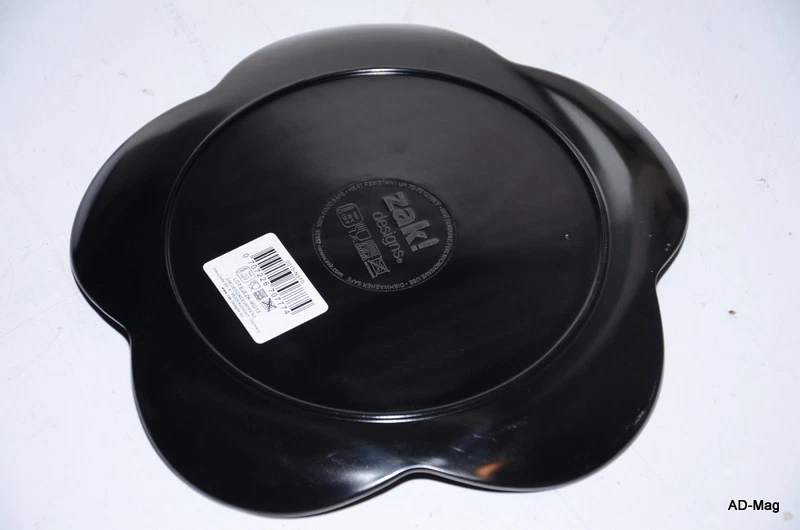 Accessoire Cuisine - ZAK! Designs 0015-N970 Assiette à dessert Noir - NEUF - Photo 3/3