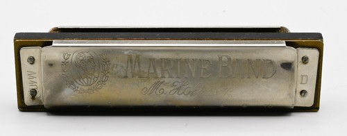 Vintage HOHNER Marine Band A440 Harmonica Key of D - Picture 4 of 5