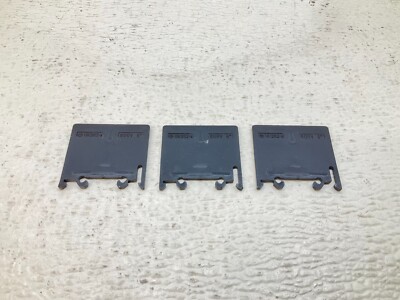 Misumi UK352-a Black Wire Terminal End Cap UK352a Lot of 3 (VT)