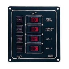 Sea-Dog Switch Panel 4 Switches #422010-1