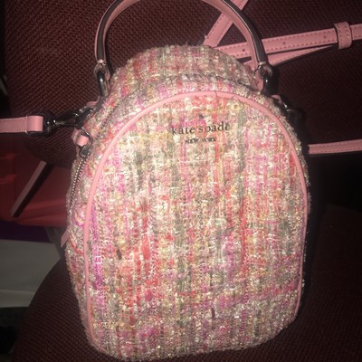 kate spade tweed backpack