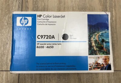HP C9720A 641a Black Genuine Toner Cartridge NEW Sealed BOX For LaserJet 4600/50