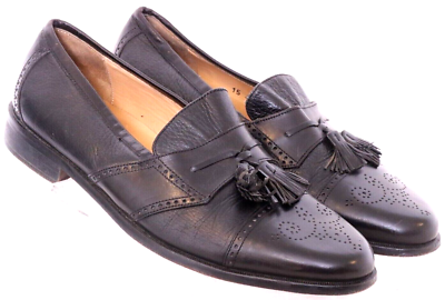 togo！！ Johnston & Murphy Cellini 15-4161 Leather Tassel Cap Toe Loafer