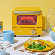 BRUIDO レトロトースター レッド ピア・コローレ ミニオーブントースター(レッド/ホワイト) (PCL-40W_R